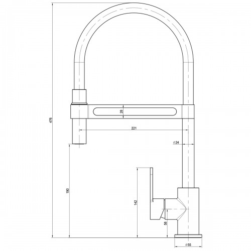 Смеситель для кухни Lemark "Soul" LM6006C 