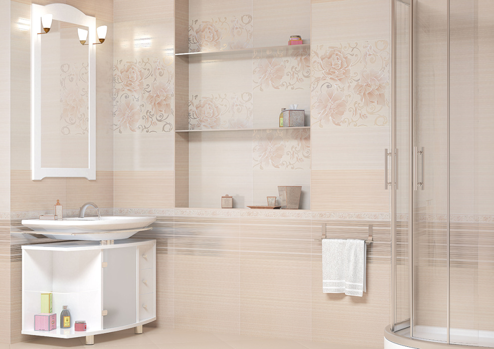 Плитка настенная "Lines Beige" 500Х249 WT9LNS11