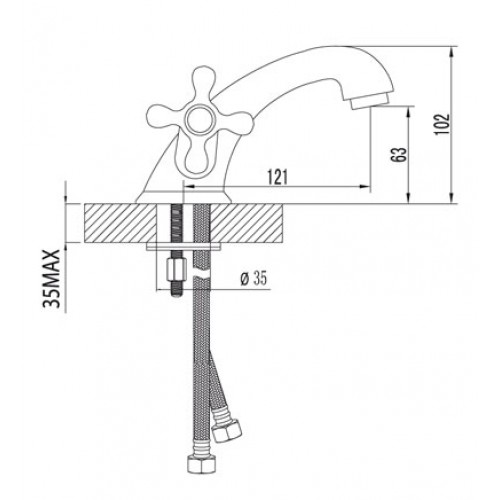 Смеситель для раковины Lemark "Standard" LM2106C 