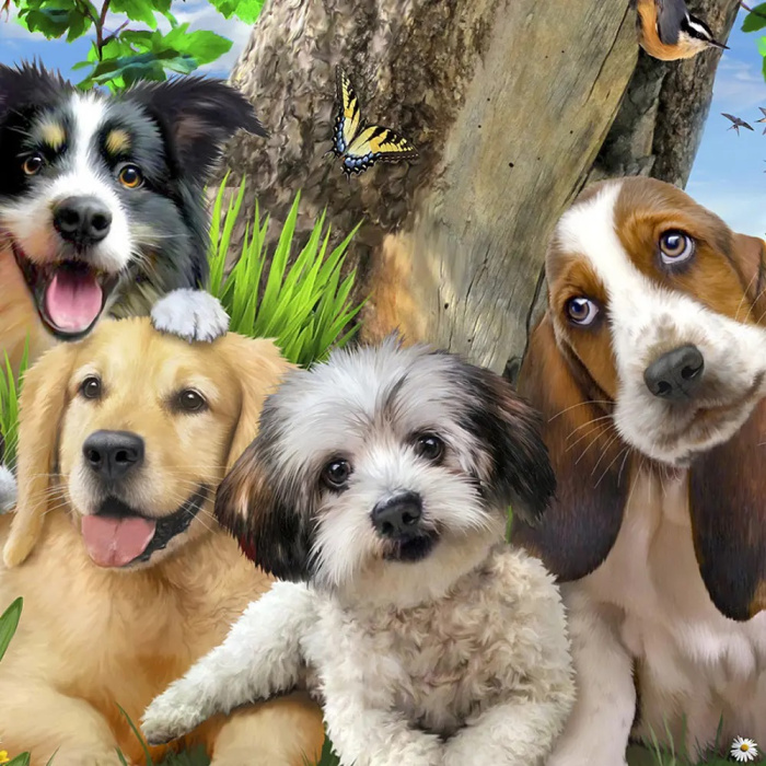 Фотообои на флизелине 3,68*2,54м (4 части) 12877V8