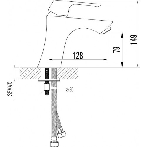 Смеситель для раковины Lemark "Unit" LM4506C 