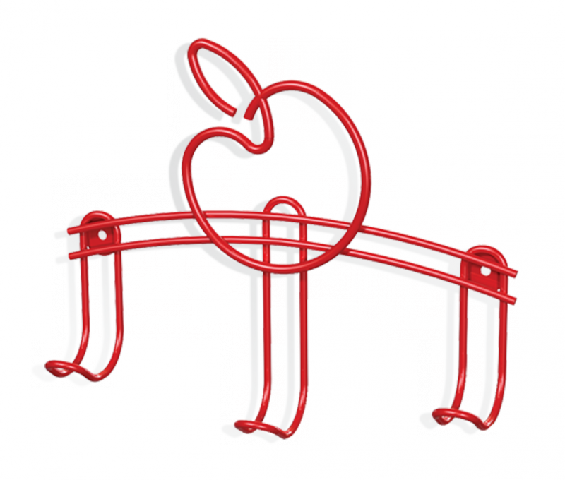 Вешалка детская "Яблочки-3"