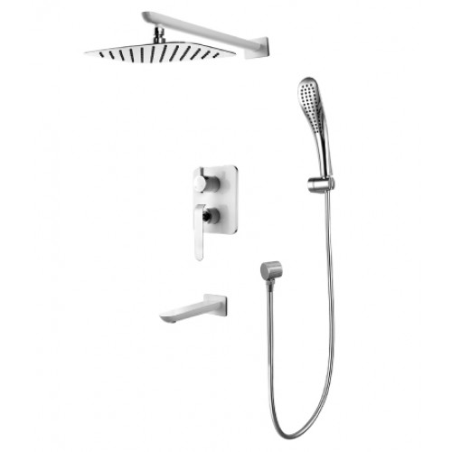 Смеситель для ванны и душа Lemark Melange LM4922CW Смеситель для ванны и душа Lemark Melange LM4922CW