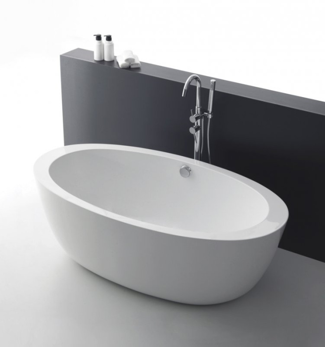 Ванна акриловая отдельностоящая BELBAGNO BB67-170Х90