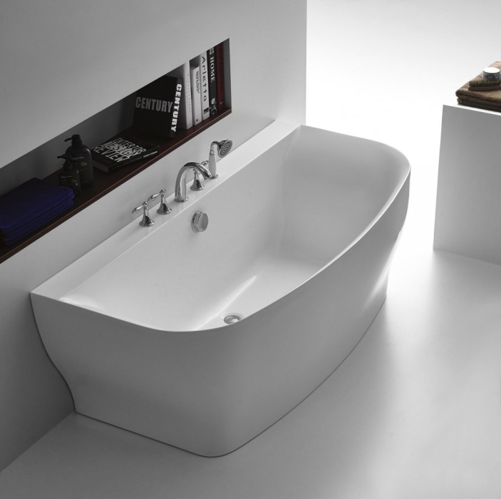 Ванна акриловая отдельностоящая BELBAGNO BB74-165Х78