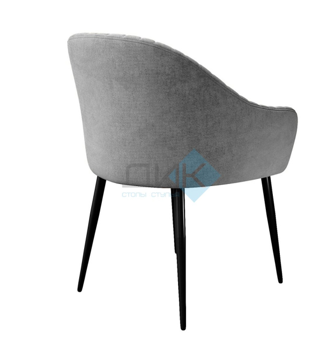 Стул DikLine 440 TW09 светло-серый, ножки черные