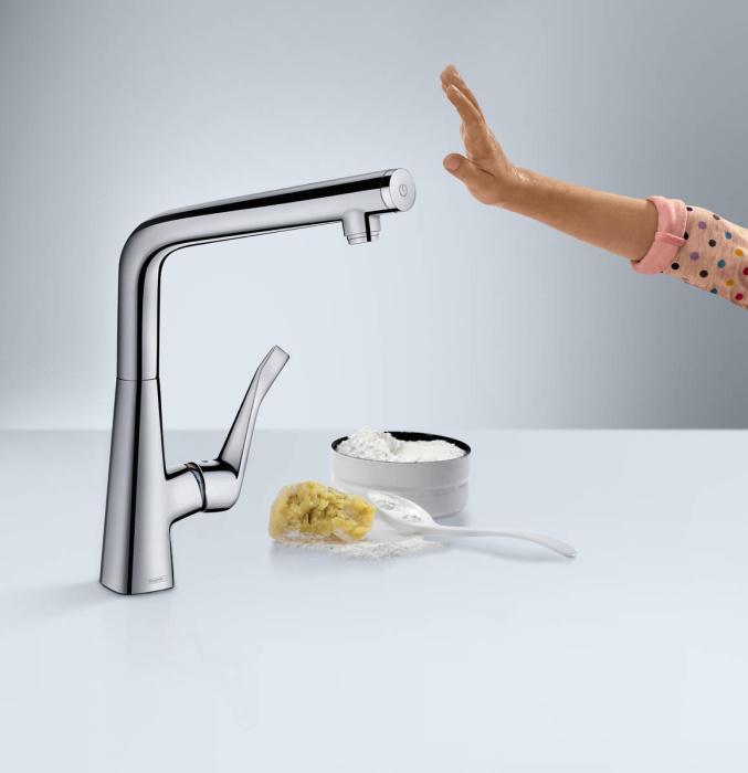 Смеситель для кухни HANSGROHE "Metris Select" 