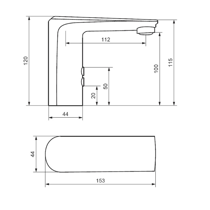 Смеситель для раковины Damixa Jupiter 770290300 Черный матовый