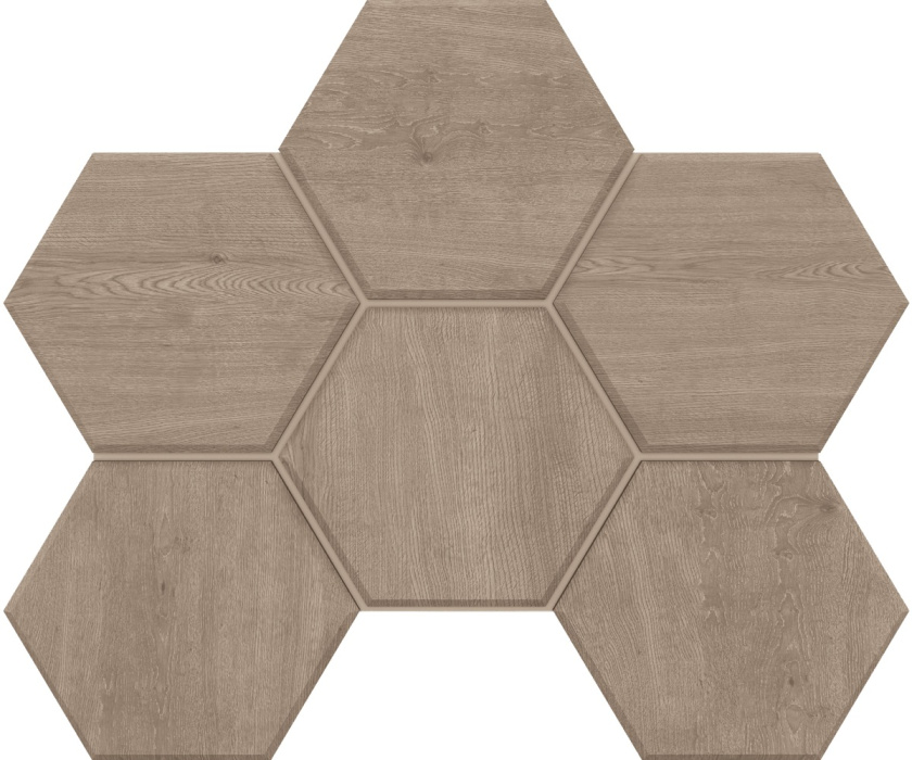 Мозаика Classic Wood CW 02 Hexagon 25Х28,5