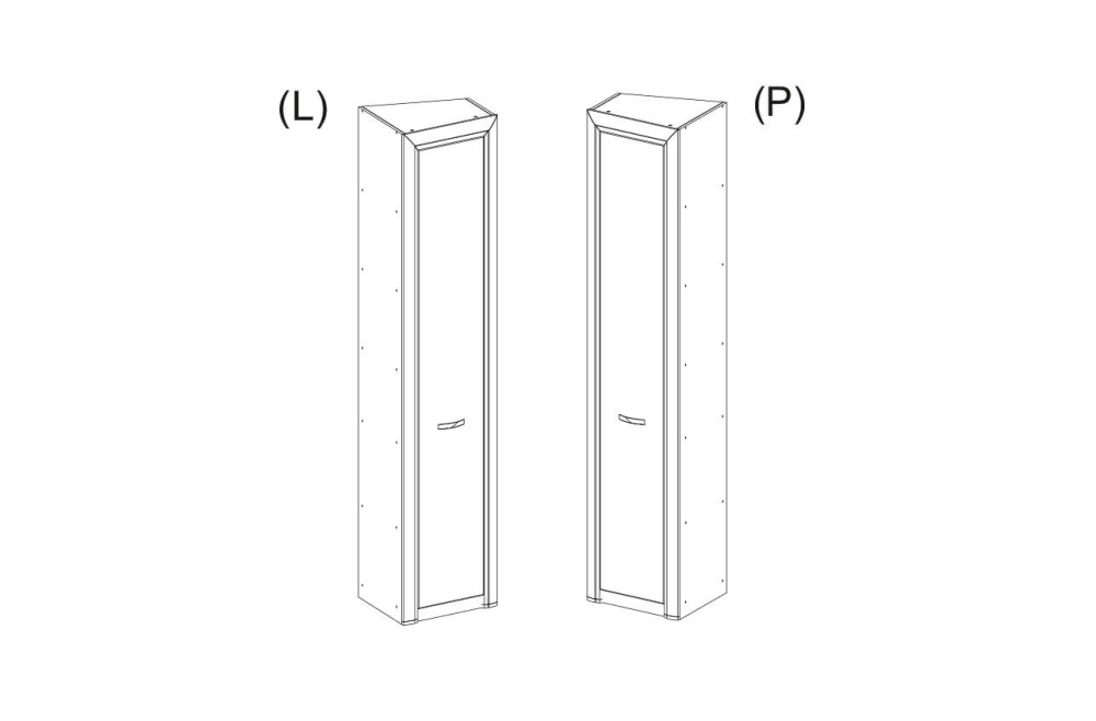 Шкаф "OLIVIA" 1DT L