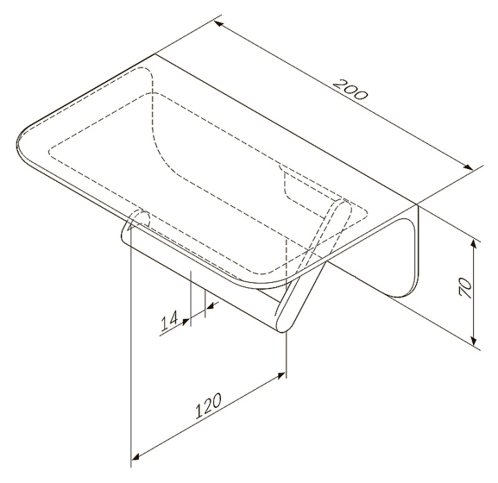 Держатель туалетной бумаги AM.PM Sensation A30341500