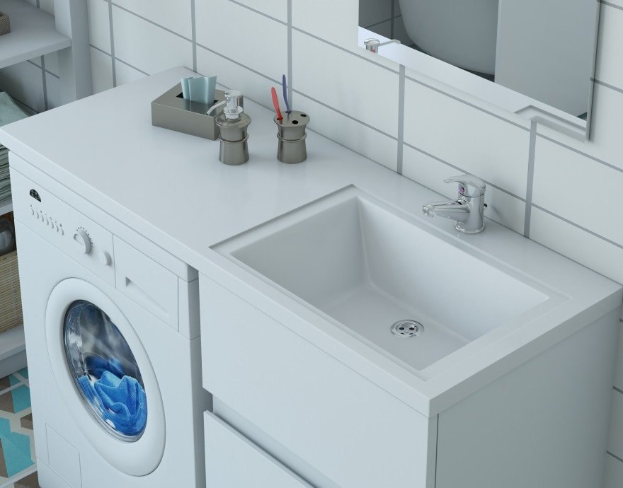 Раковина Эстет "Даллас" правая 1300Х480