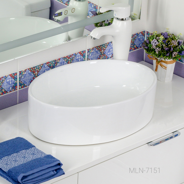 Раковина накладная MELANA MLN-7151 500Х360Х140