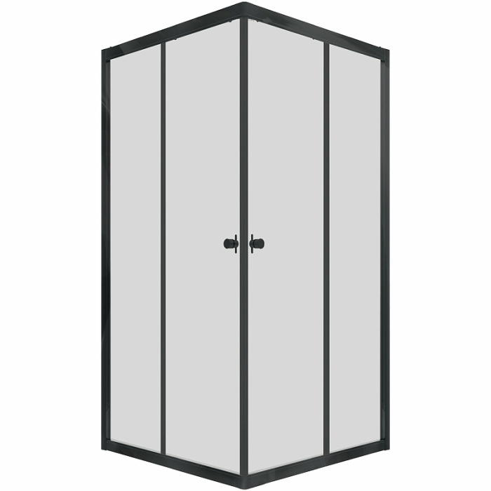 Душевой уголок Triton Вента-Блэк 90Х90 стекло прозрачное