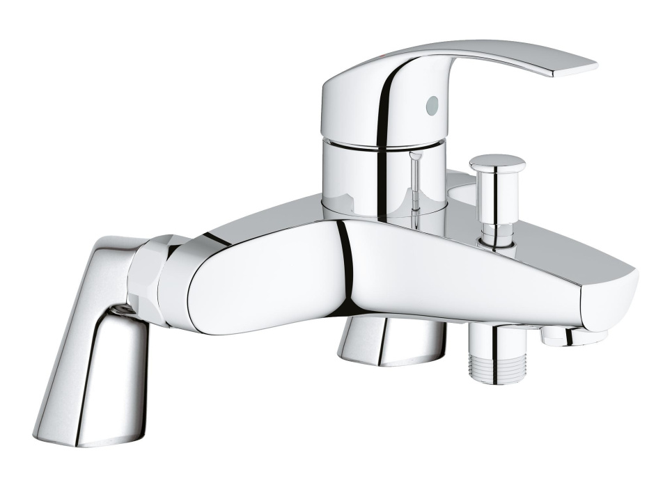 Смеситель для ванны с вертикальным монтажом GROHE "Eurosmart" 33303002