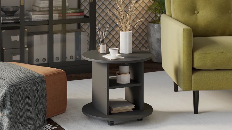 Стол журнальный "Остин" Антрацит