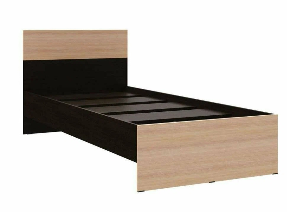 Кровать Юнона 900 Венге/Дуб молочный Кровать Юнона 900 Венге/Дуб молочный