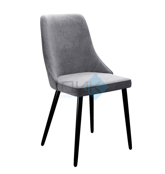 Стул DikLine 286 TW09 светло-серый, ножки черные