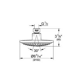 Верхний душ GROHE "Euphoria Cosmopolitan" 28233000