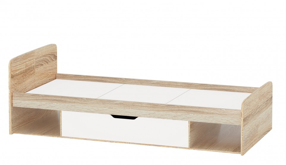 Кровать "Стелс" 90*200 без ПМ (основание ЛДСП)