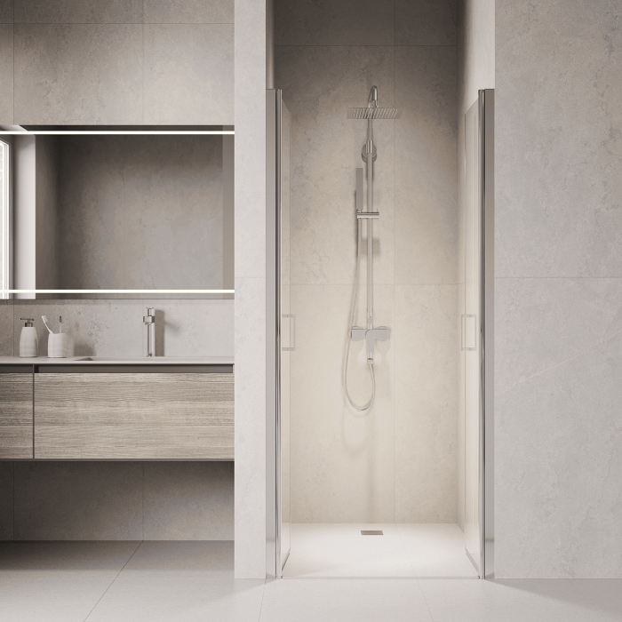 Душевая дверь 90Х195 RGW /Прозрачное/6 мм (EasyClean)