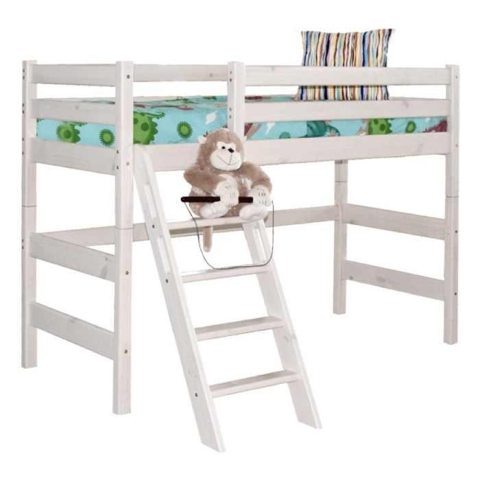 Полувысокая кровать "Соня" с наклонной лестницей Вариант 6