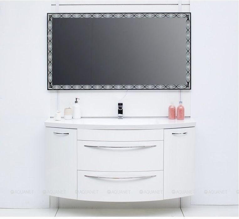 Тумба с раковиной AQUANET "Лонг 140"