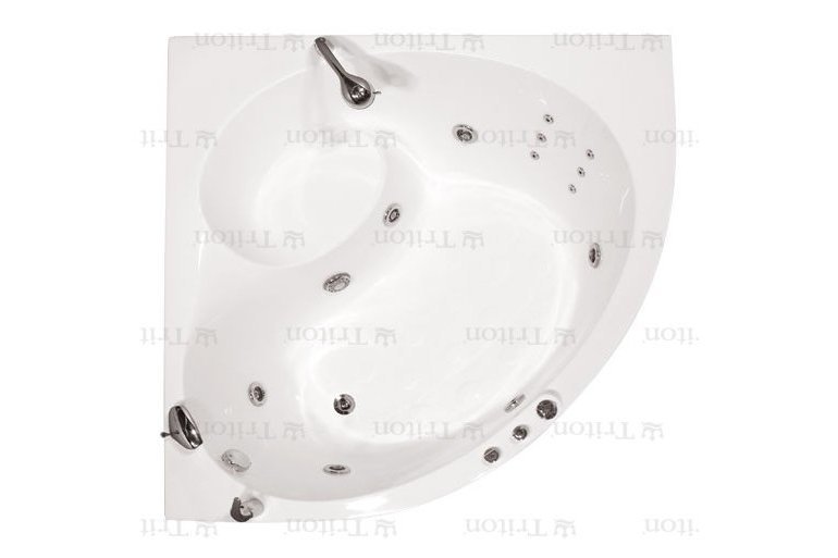 Ванна с гидромассажем "Эрика 140Х140" на Х-каркасе