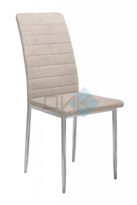 Стул DikLine ТЕКС B03 BEIGE (ножки хром)