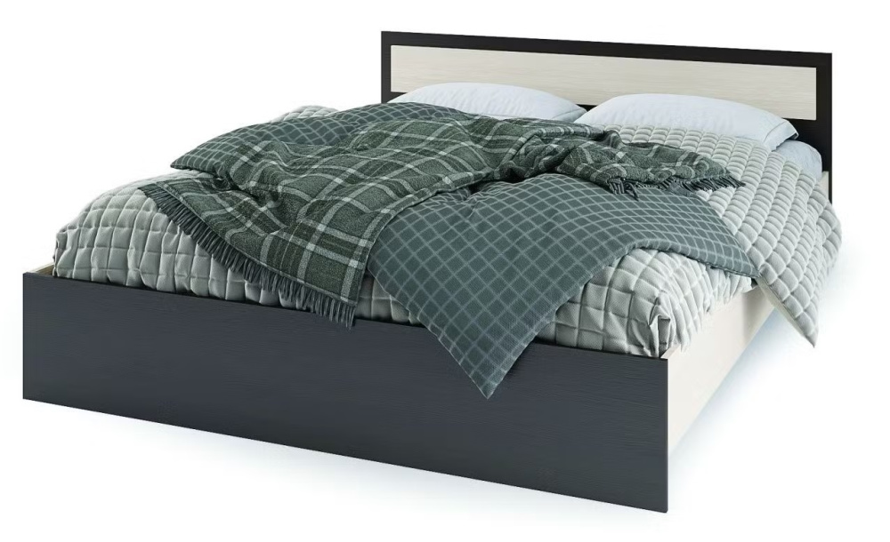 Кровать Гармония КР 605 Белфорт/венге 140Х200 Кровать Гармония КР 605 Белфорт/венге 140Х200