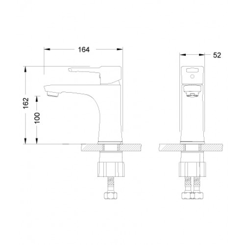 Смеситель Lemark Evitta LM0506C для раковины