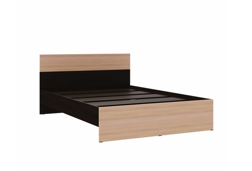 Кровать Юнона 1400 Венге/Дуб молочный