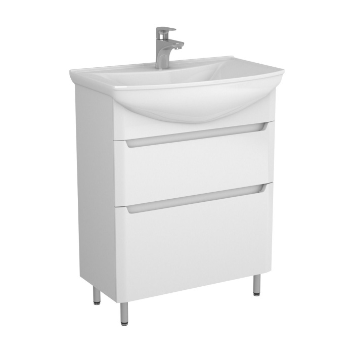 Тумба с раковиной "Делия 85" с 2мя ящиками