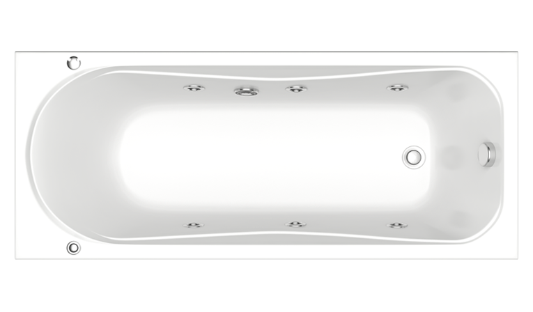 Ванна акриловая BAS "АТЛАНТА" 170Х70 с г/м FLAT